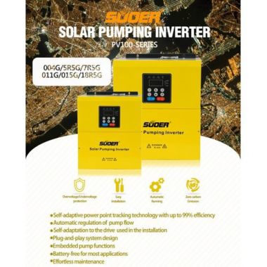 Biến tần bơm năng lượng mặt trời 11KW 380V - PV100-011G-4T